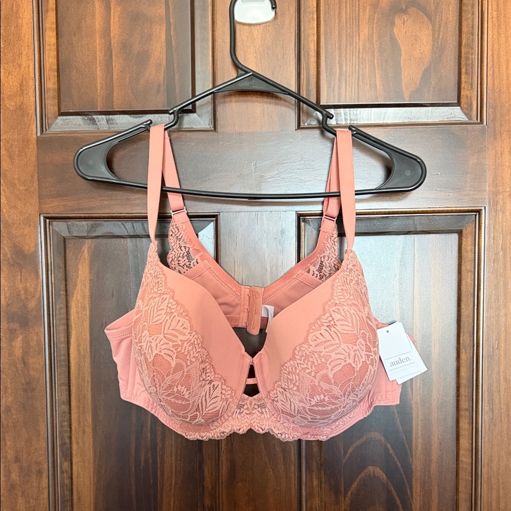 Auden Dusty Rose Lace Underwire Bra
